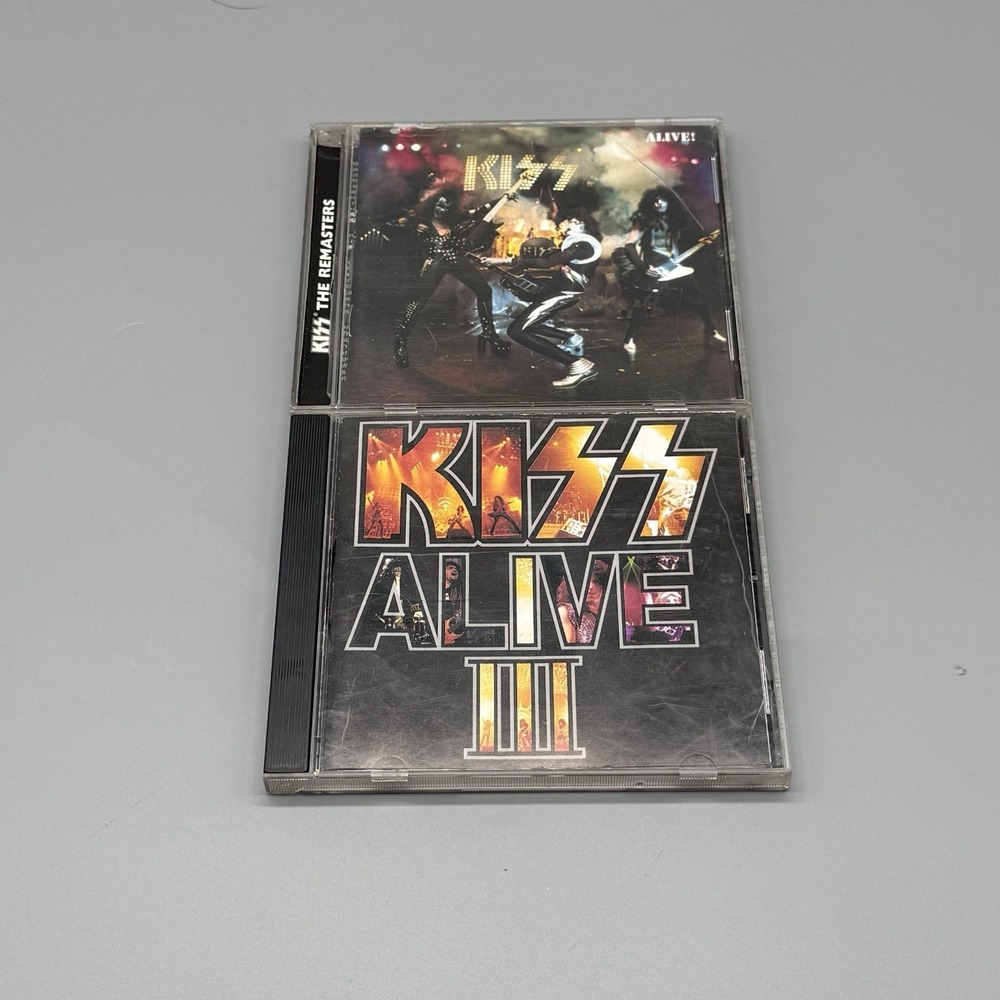 KISS Alive & Alive III CD Lot Polygram Records Vintage